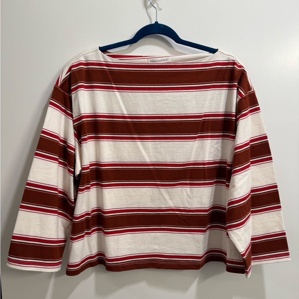 banana republic striped shirt